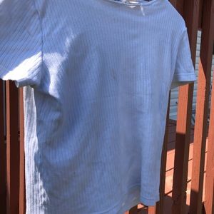 a white size small shirt
